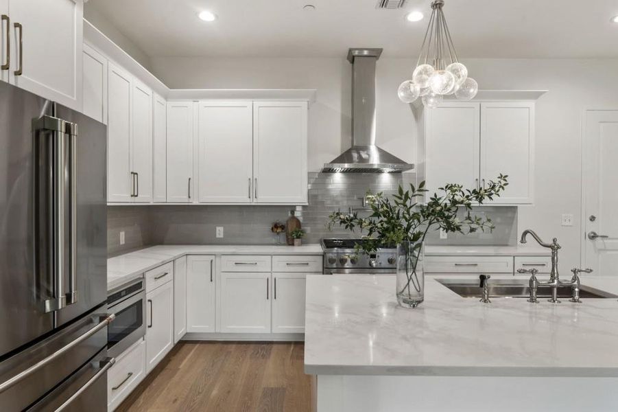 Furnished interior view inside a new home in , Alpharetta (Image 26).