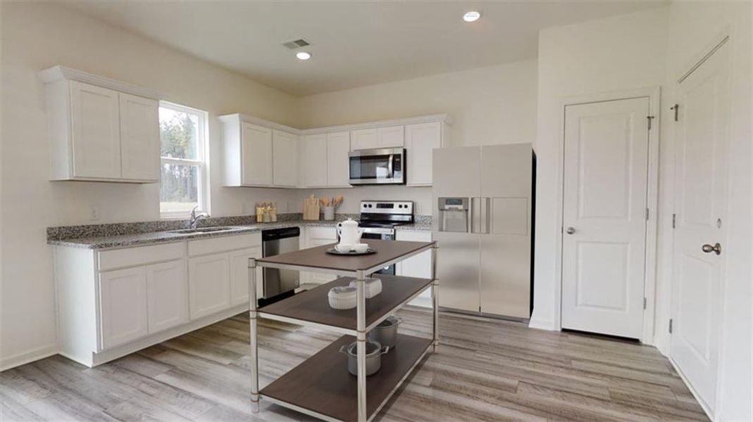 Furnished interior view inside a new home in Mt. Tabor Ridge, Dallas (Image 6).
