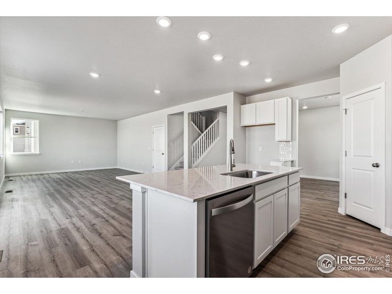 Furnished interior view inside a new home in Prairie Song, Windsor (Image 6).