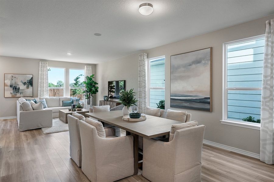 Representative furnished interior of a home built from the 2086 Modeled by KB Home in Nagel Crossing, San Antonio (Image 11). Representative furnished interior of a home built from the 2086 Modeled by KB Home in Nagel Crossing, San Antonio (Image 11).