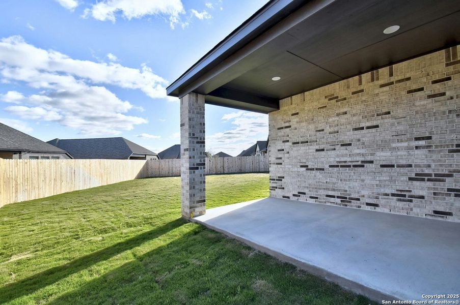 Front exterior of a new home in Alsatian Oaks: 50ft. lots, Castroville, TX, highlighting curb appeal (Image 23). Front exterior of a new home in Alsatian Oaks: 50ft. lots, Castroville, TX, highlighting curb appeal (Image 23).