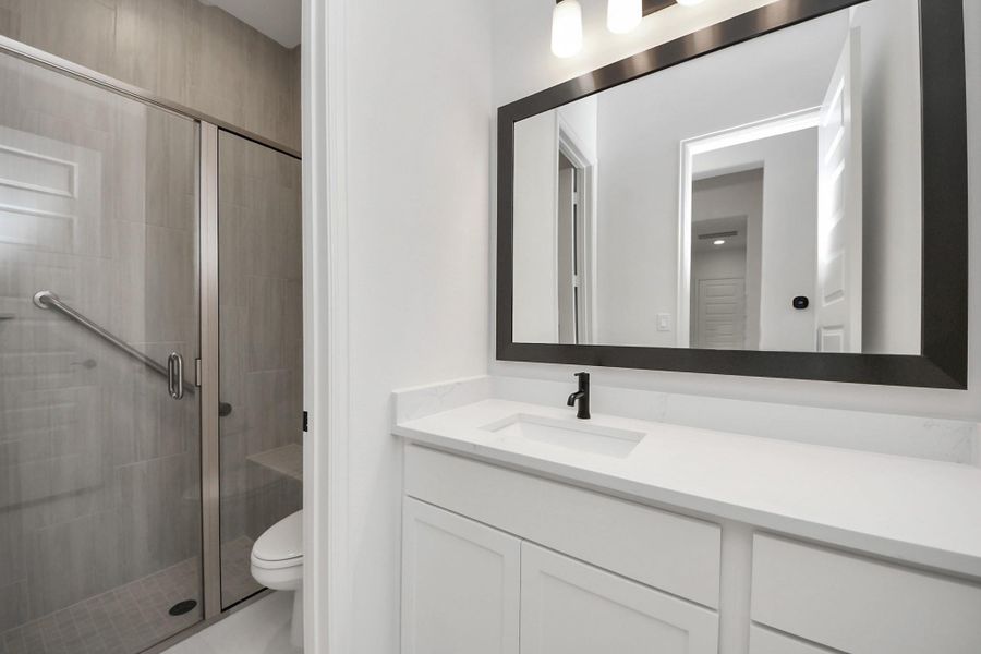 Furnished interior view inside a new home in Candela South, Richmond (Image 10).