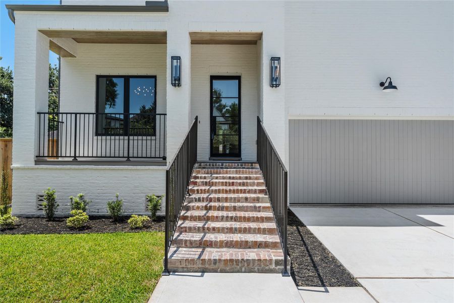 Welcoming front entrance.