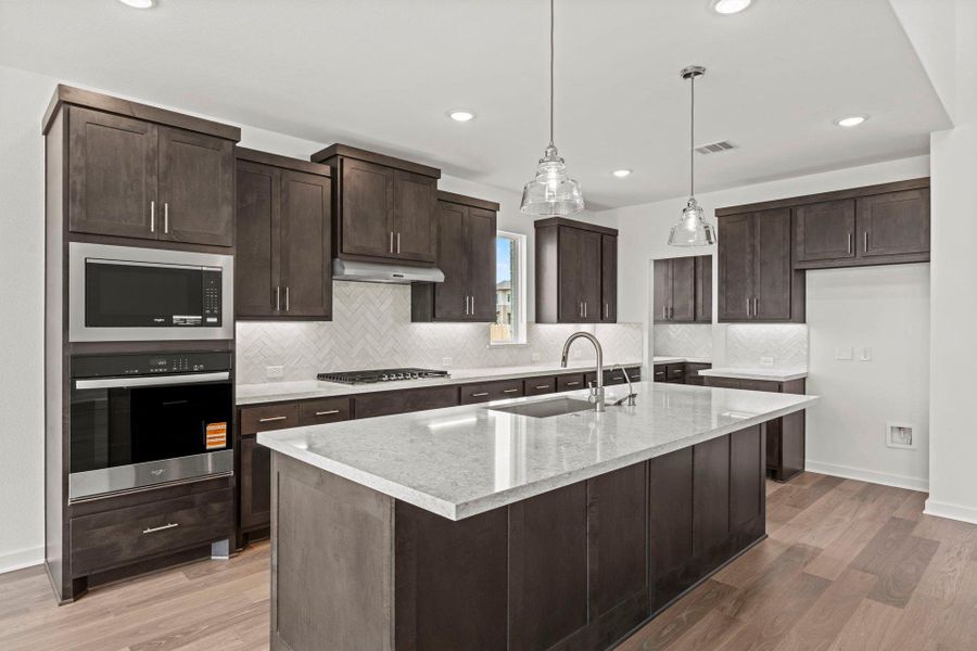 Center Island in Kitchen