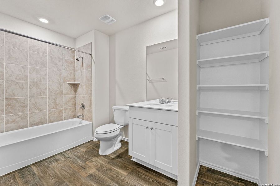Furnished interior view inside a new home in Applewood, San Antonio (Image 5). Furnished interior view inside a new home in Applewood, San Antonio (Image 5).