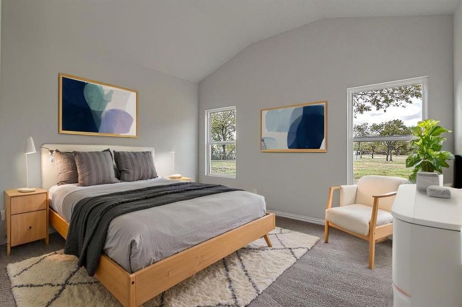 Furnished interior view inside a new home in , Fort Worth (Image 6).