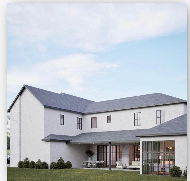 Exterior details and patio area of a home in , Houston (Image 4).