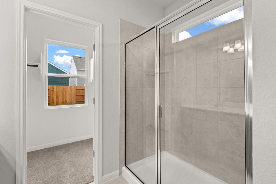 Walk-in Shower in Primary Bathroom