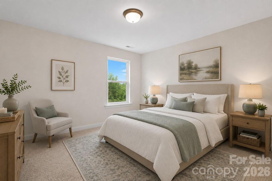 Guest Bedroom - Virtual Staged
