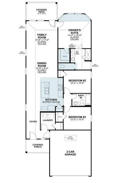 2D floor plan layout of this home in Wildrye, Waller, TX (Image 4). 2D floor plan layout of this home in Wildrye, Waller, TX (Image 4).