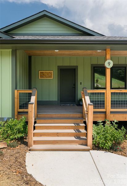 Exterior details and patio area of a home in , Weaverville (Image 3).