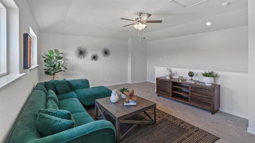 Furnished interior view inside a new home in The Preserve at Forum, Grand Prairie (Image 26).