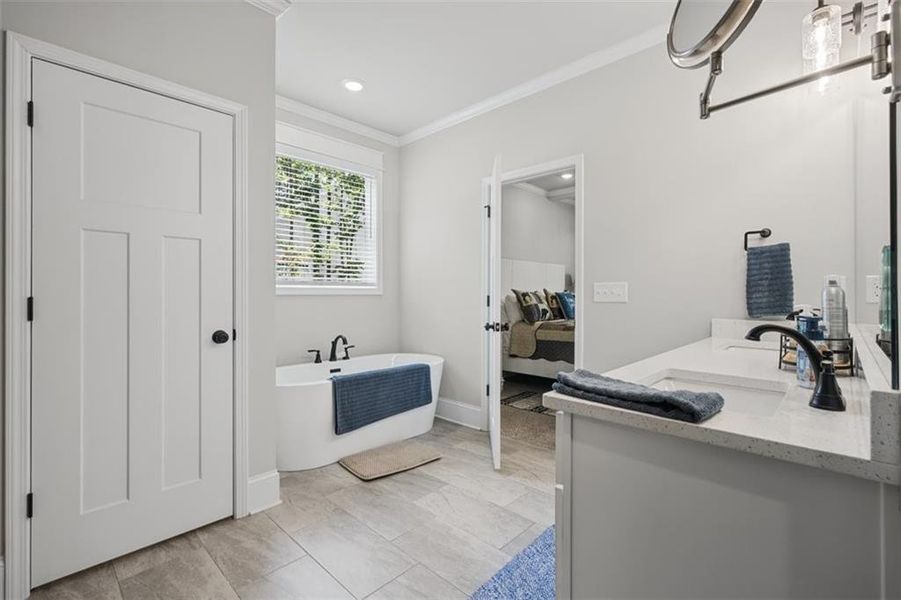 Furnished interior view inside a new home in , Douglasville (Image 11).