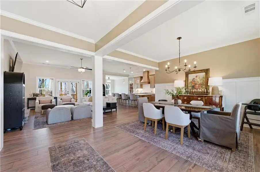 Furnished interior view inside a new home in , Ball Ground (Image 8).