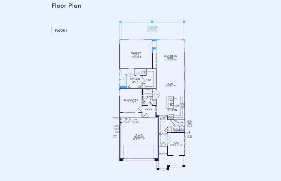 2D floor plan layout of this home in Regent Hills - Meadow Series, Buckeye, AZ (Image 2). 2D floor plan layout of this home in Regent Hills - Meadow Series, Buckeye, AZ (Image 2).