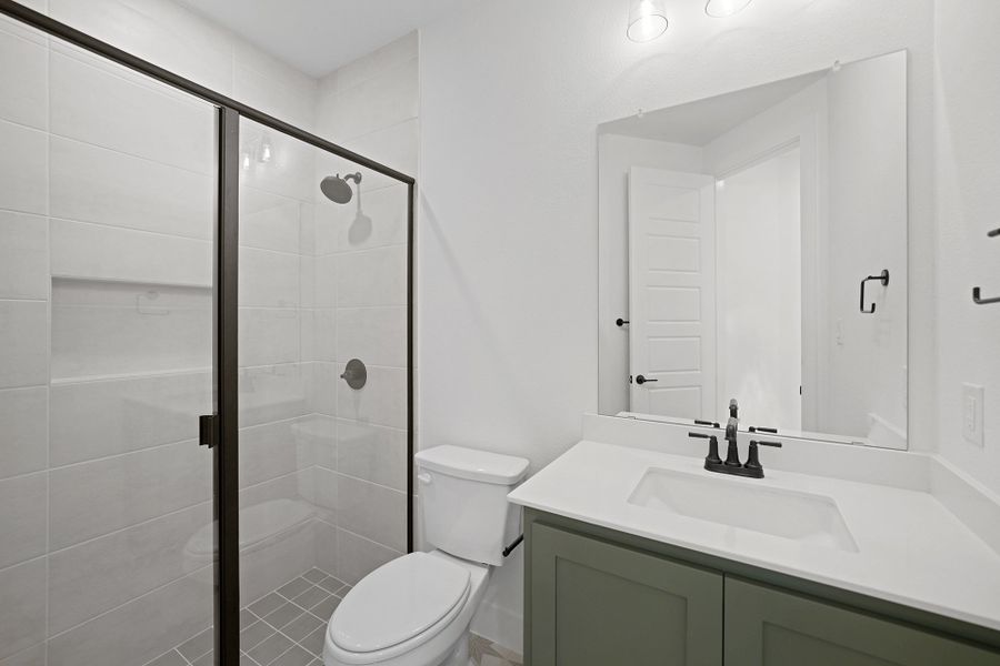 Furnished interior view inside a new home in Fields - 50' Lots, Frisco (Image 13). Furnished interior view inside a new home in Fields - 50' Lots, Frisco (Image 13).