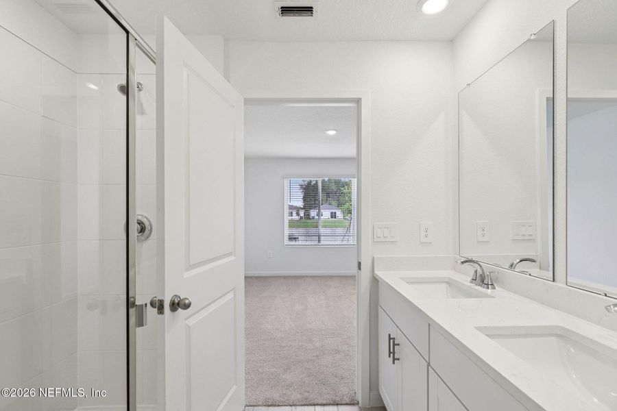 Furnished interior view inside a new home in Kings Preserve, Jacksonville (Image 6).