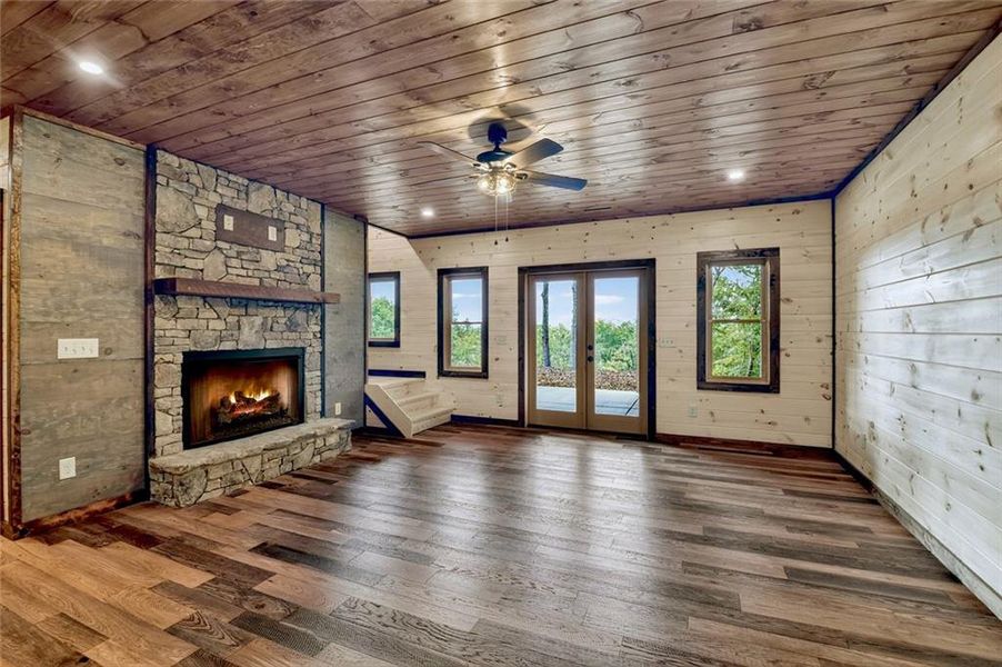 Furnished interior view inside a new home in , Morganton (Image 15).