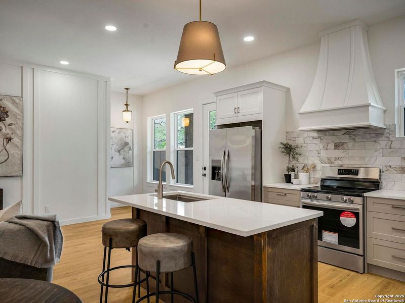 Furnished interior view inside a new home in , San Antonio (Image 28). Furnished interior view inside a new home in , San Antonio (Image 28).