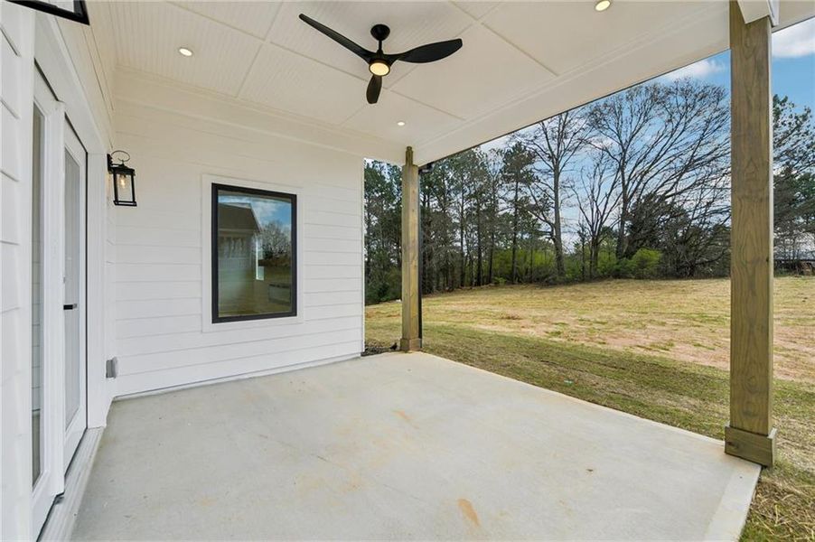 Exterior details and patio area of a home in , Loganville (Image 27).