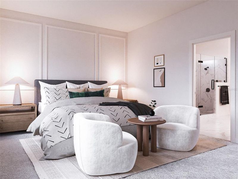 Furnished interior view inside a new home in , Ocala (Image 17).