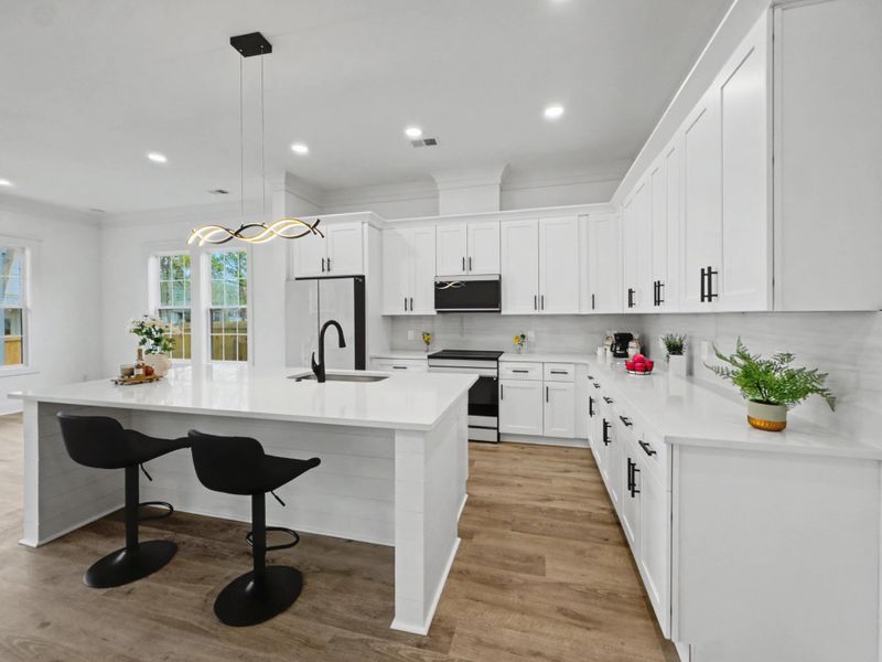 Furnished interior view inside a new home in , North Charleston (Image 6).