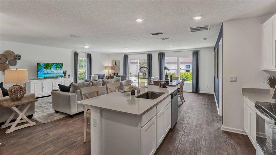 Furnished interior view inside a new home in Entrada, St. Augustine (Image 8).