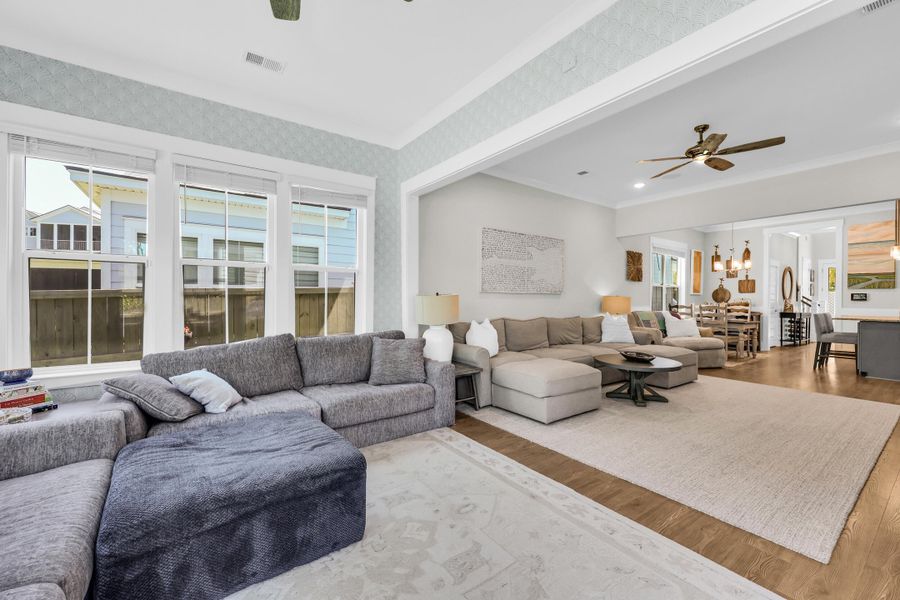 Furnished interior view inside a new home in Wando Village, Charleston (Image 10).