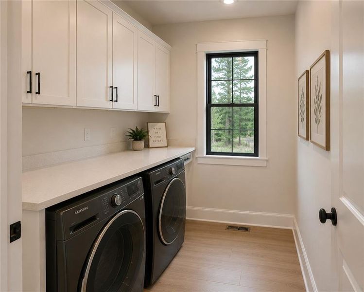 Furnished interior view inside a new home in , McDonough (Image 28).