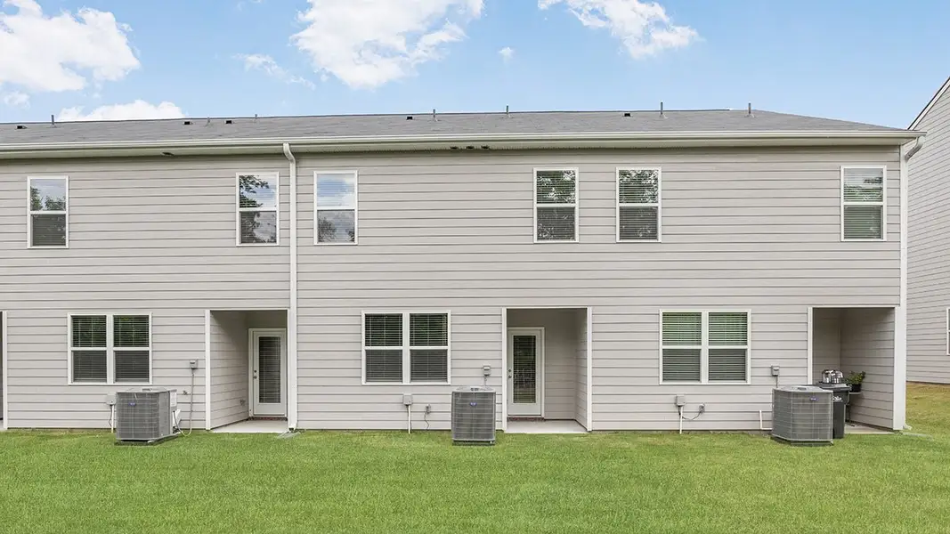 Exterior details and patio area of a home in Laurel Park Townhomes, Hephzibah (Image 3). Exterior details and patio area of a home in Laurel Park Townhomes, Hephzibah (Image 3).