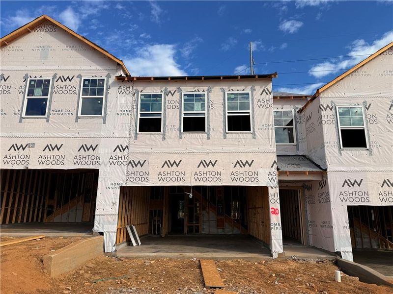 In-progress construction of a new home in Leydenview, Mableton, GA (Image 36).