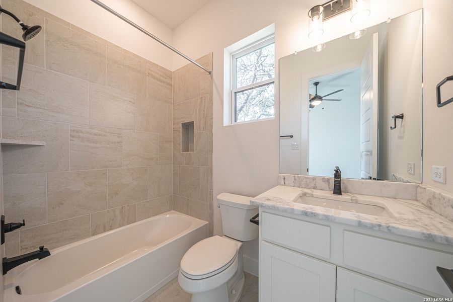 Furnished interior view inside a new home in , New Braunfels (Image 9).