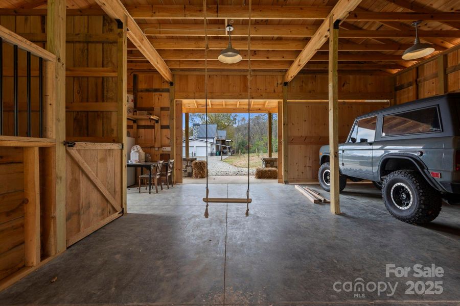 Kitchenette and Parking Also in the Barn