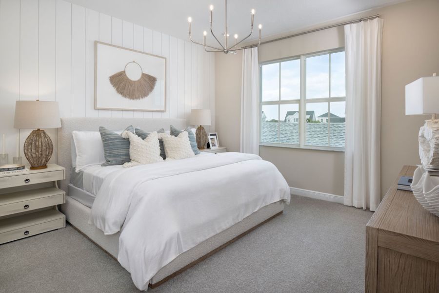 Representative furnished interior of a home built from the Oxeye by Mattamy Homes in Newfield, Palm City (Image 11).