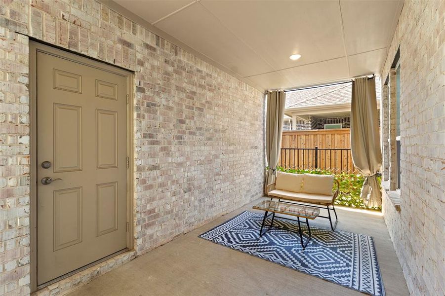 Furnished interior view inside a new home in Merritt Village, Rowlett (Image 8).