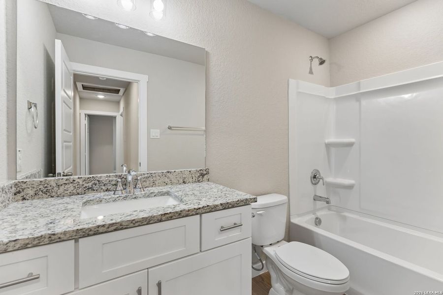 Furnished interior view inside a new home in , San Antonio (Image 26). Furnished interior view inside a new home in , San Antonio (Image 26).