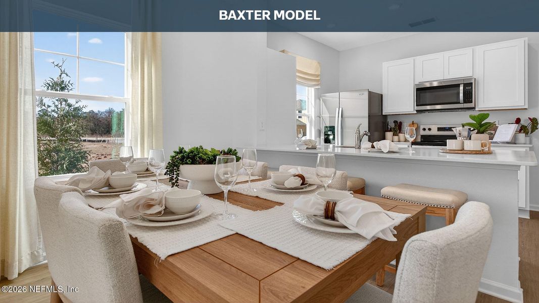 Furnished interior view inside a new home in Liberty Cove, Yulee (Image 8). Furnished interior view inside a new home in Liberty Cove, Yulee (Image 8).