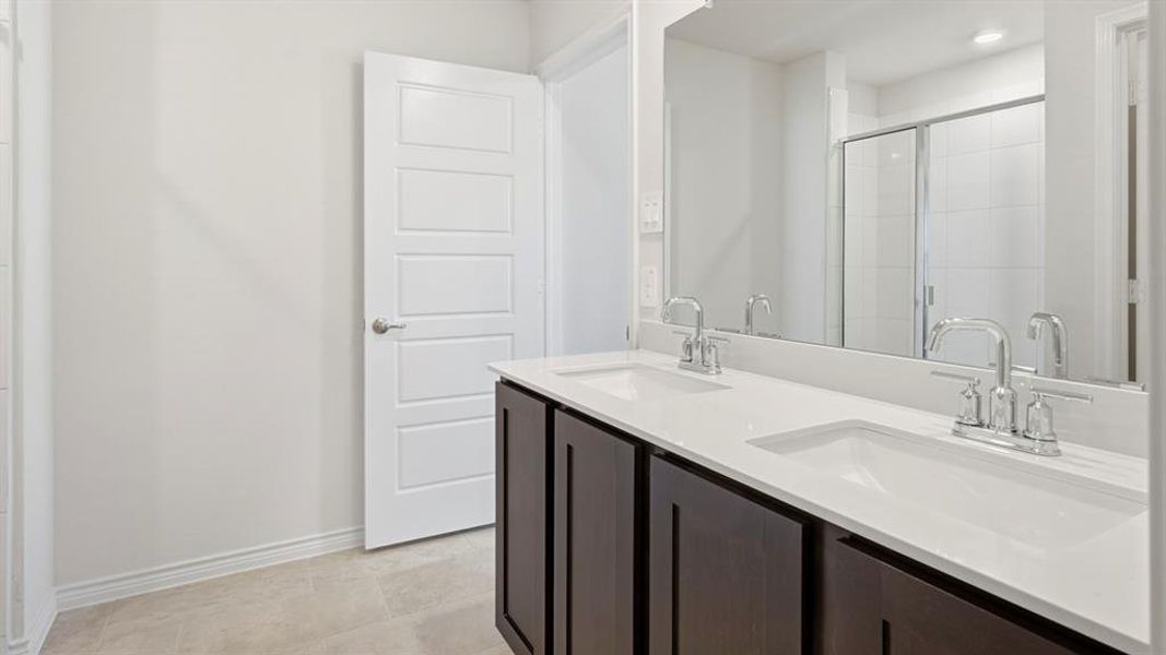 Furnished interior view inside a new home in The Woods at Lindsey Place, Anna (Image 11).