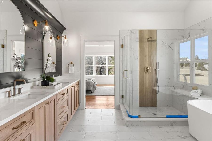 Furnished interior view inside a new home in , Social Circle (Image 36).