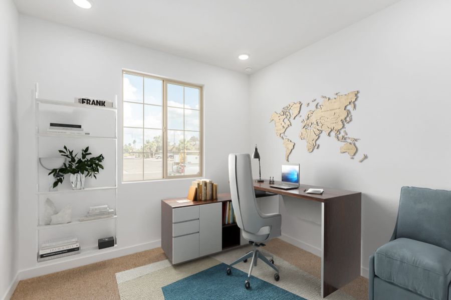 Office | Faustus | Marlowe | New Homes in Glendale, AZ | Landsea Homes