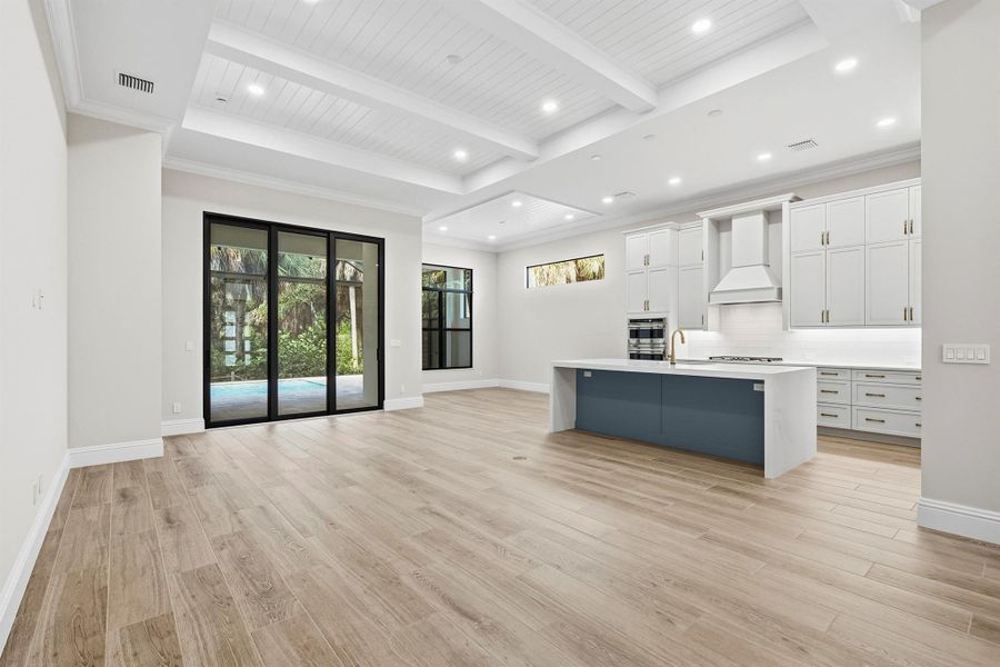 Spacious, unfurnished interior of a new home in Seaglass, Wabasso Beach (Image 75).