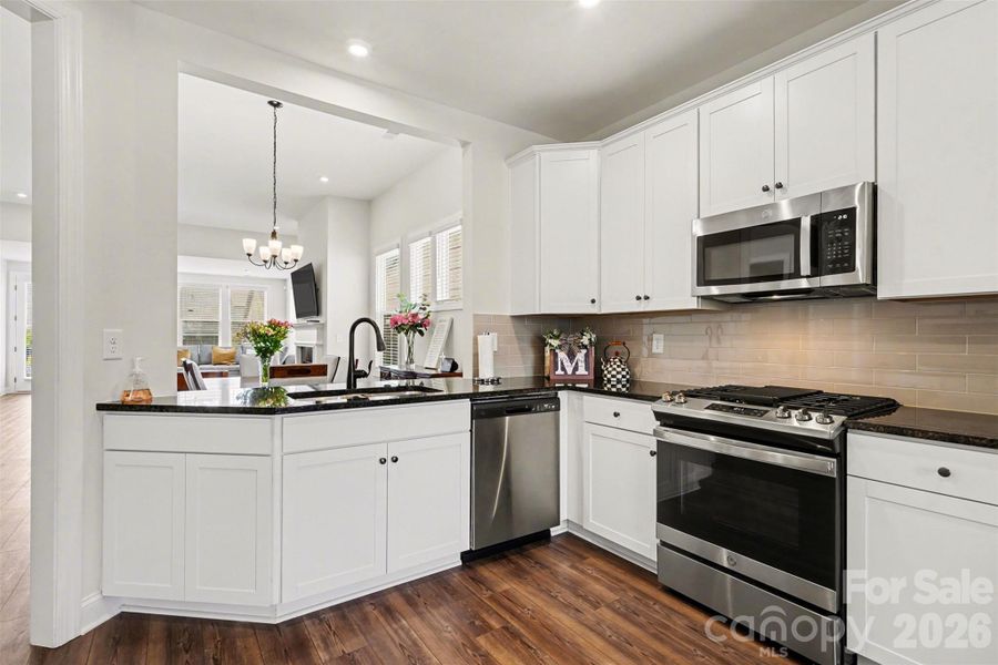 Furnished interior view inside a new home in , Charlotte (Image 14). Furnished interior view inside a new home in , Charlotte (Image 14).