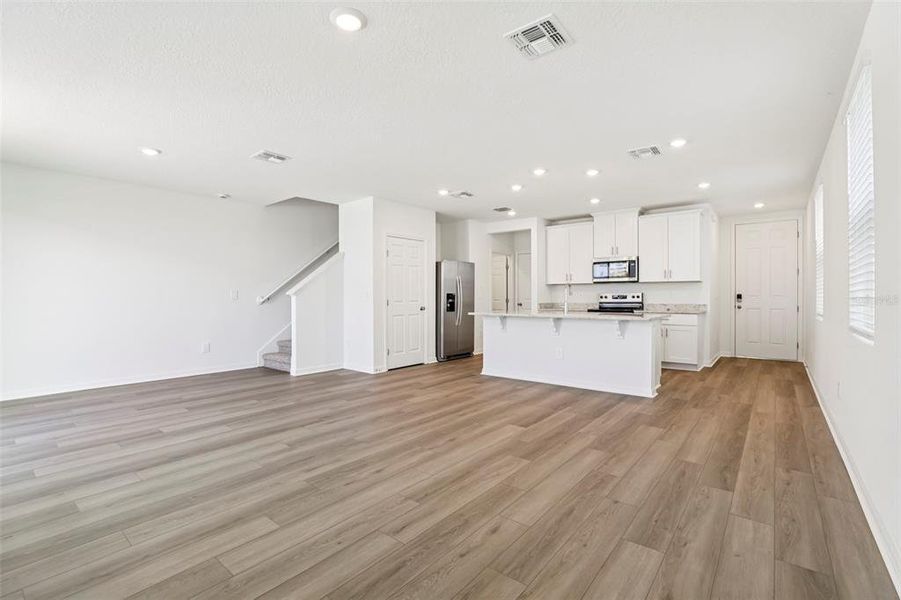 Spacious, unfurnished interior of a new home in The Meadow at Crossprairie Townes, St. Cloud (Image 30).