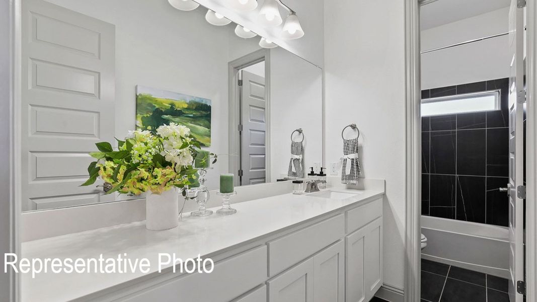Furnished interior view inside a new home in Solterra Texas, Mesquite (Image 13).