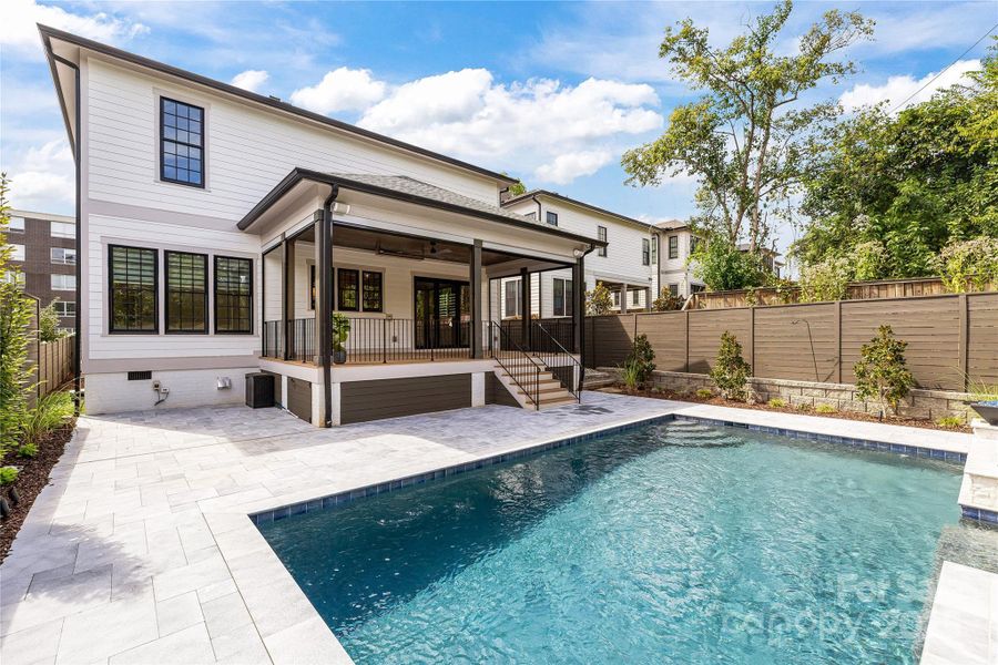 Exterior details and patio area of a home in , Charlotte (Image 28). Exterior details and patio area of a home in , Charlotte (Image 28).