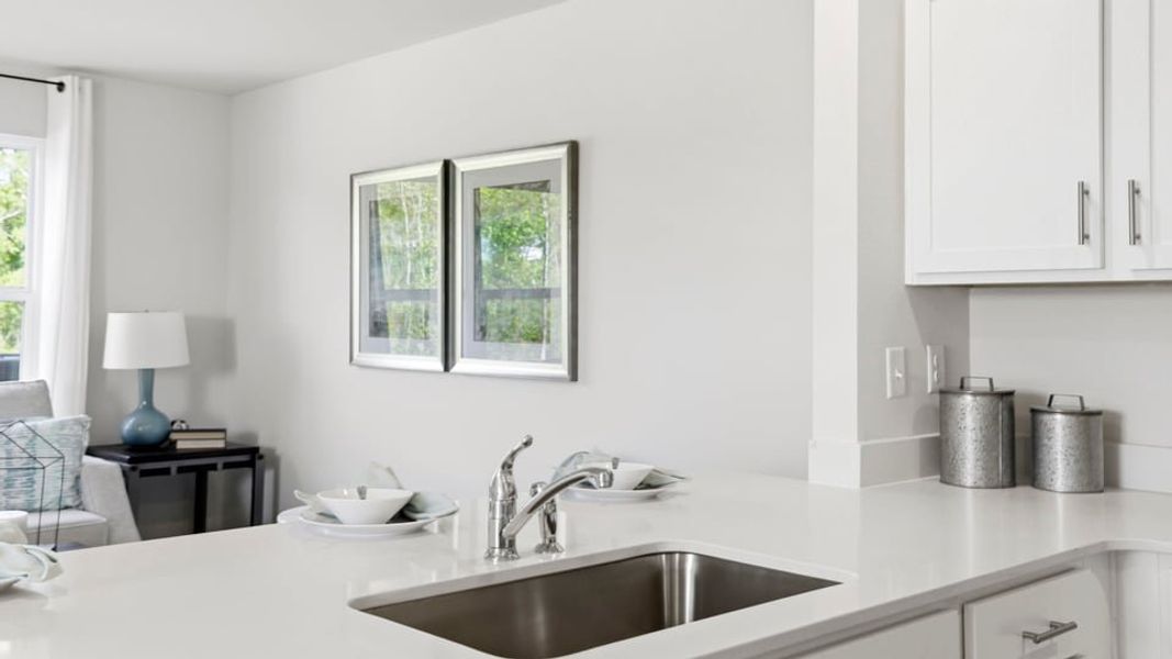 Close-up of interior finishes inside a home in Tanglewood Townes, Greenville (Image 21).