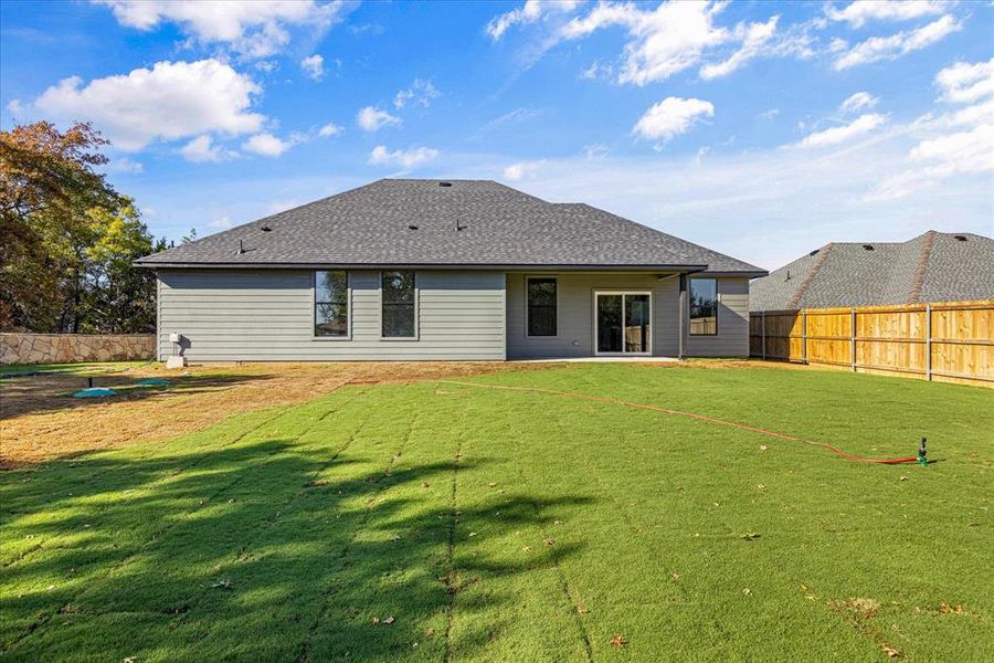Exterior details and patio area of a home in , Granbury (Image 23). Exterior details and patio area of a home in , Granbury (Image 23).