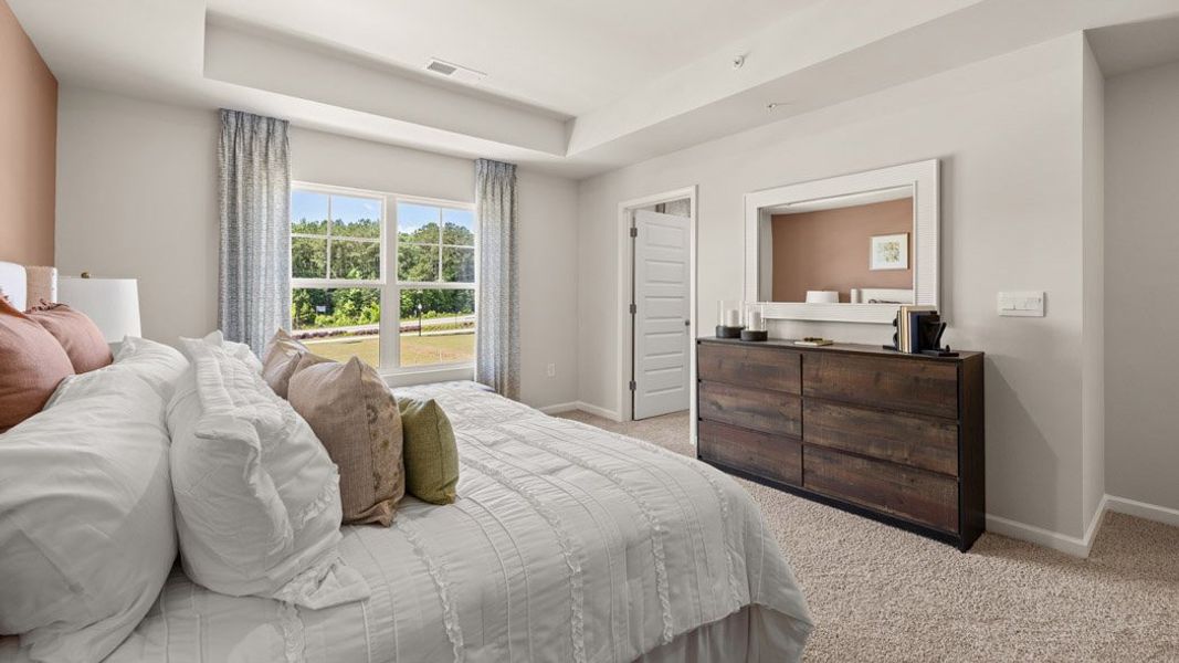 Furnished interior view inside a new home in Echo Glen, Stockbridge (Image 60).
