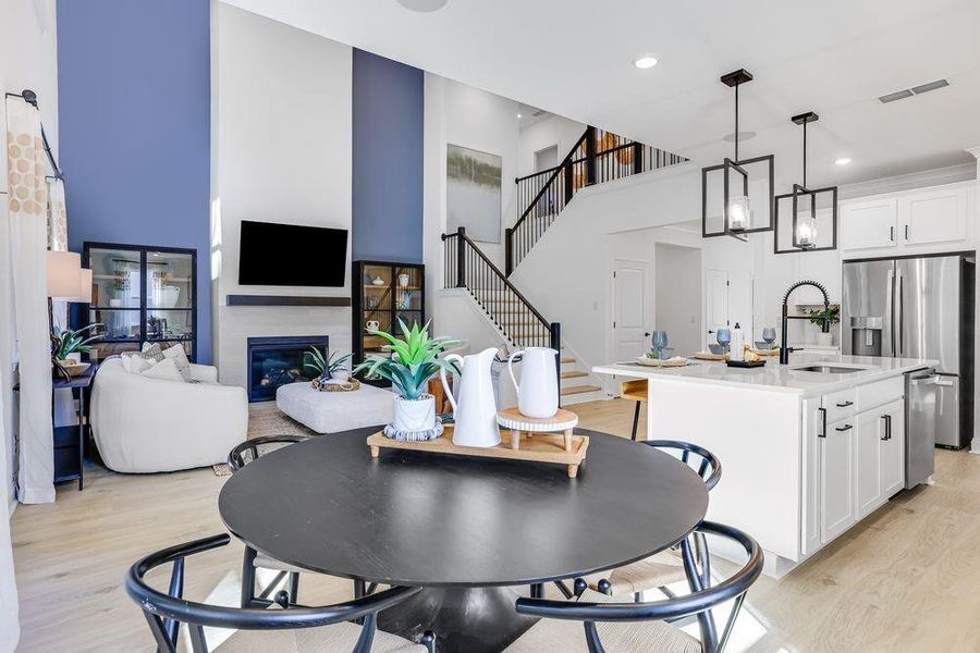 Furnished interior view inside a new home in Reserve at Hickory Walk, Kennesaw (Image 12).