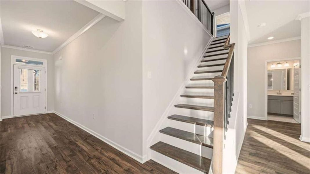 Spacious, unfurnished interior of a new home in Water Oak Estates, Lawrenceville (Image 22). Spacious, unfurnished interior of a new home in Water Oak Estates, Lawrenceville (Image 22).